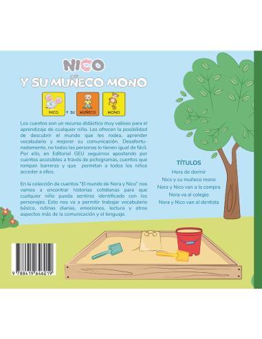 Nora y Nico. Nico y su muñeco Mono