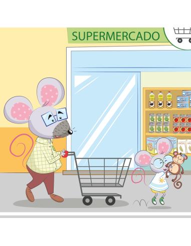 Nora y Nico van a la compra