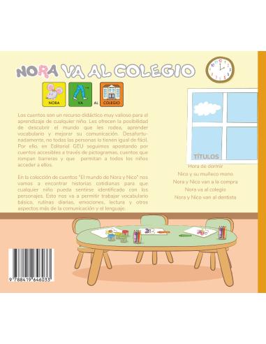 Nora y Nico. Nora va al colegio