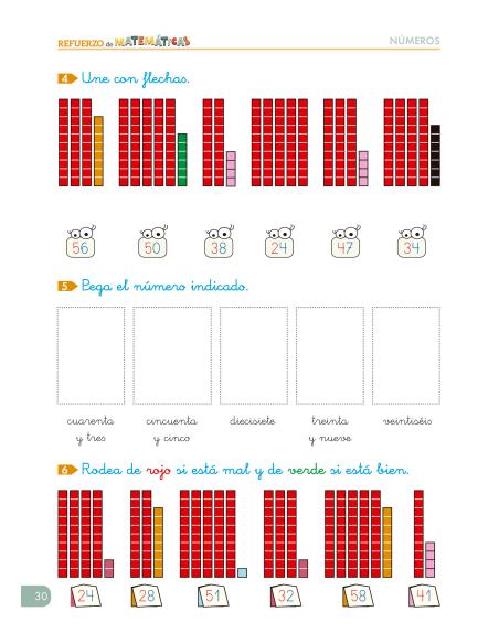 Cuadernos de refuerzo de matemáticas. Matemáticas comprensivas. Números 2