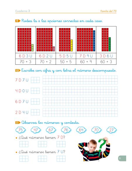 Cuadernos de refuerzo de matemáticas. Matemáticas comprensivas. Números 3
