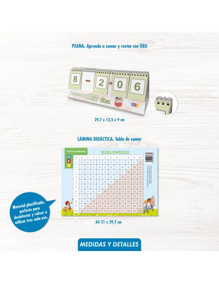 MATEMÁTICAS. Aprender jugando sumas y restas sin llevadas