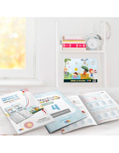Pack cuadernos de refuerzo de matemáticas,...