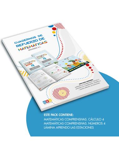 Pack cuadernos de refuerzo de matemáticas,...
