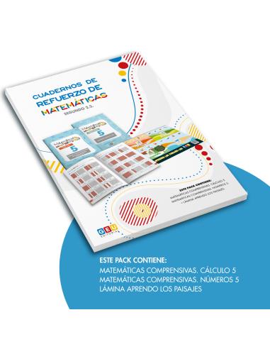 Pack cuadernos de refuerzo de matemáticas,...