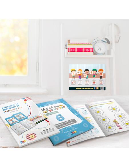 Pack cuadernos de refuerzo de matemáticas, Segundo 2.3