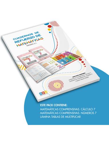 Pack cuadernos de refuerzo de matemáticas,...