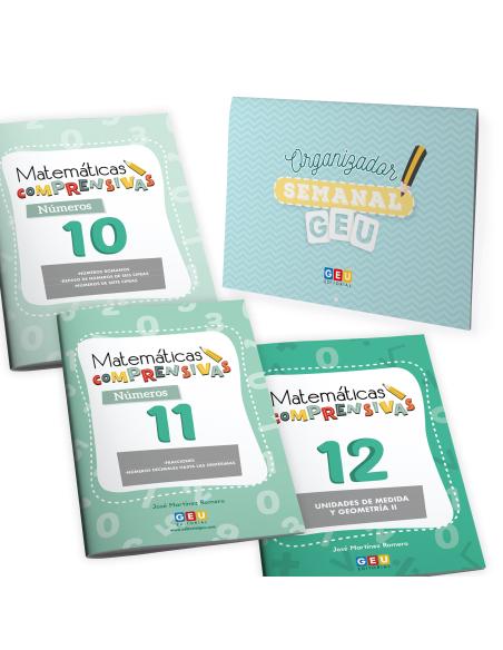 Pack cuadernos de refuerzo de matemáticas, cuarto