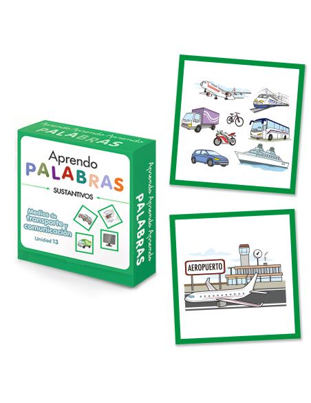 Aprendo palabras 13. Medios de transporte y comunicación