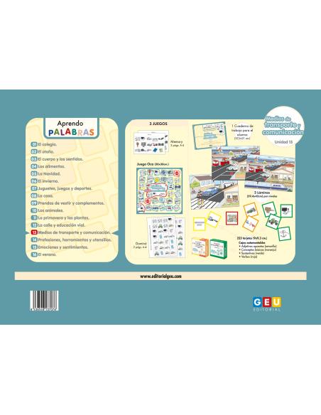 Aprendo palabras 13. Medios de transporte y comunicación