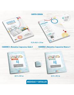 Pack cuadernos de refuerzo de matemáticas, Segundo 2.1 2