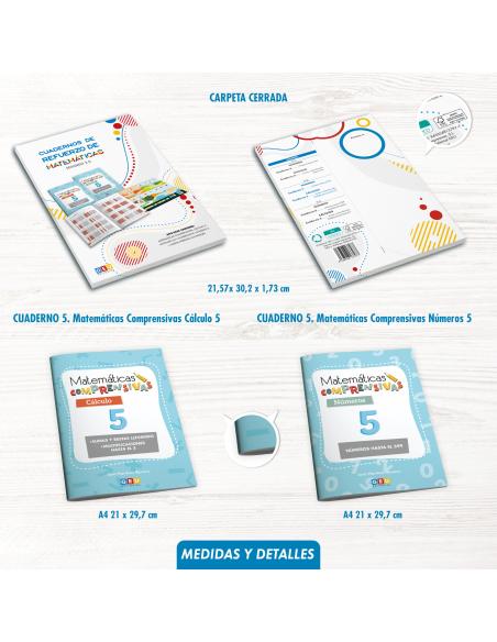 Pack cuadernos de refuerzo de matemáticas, Segundo 2.2