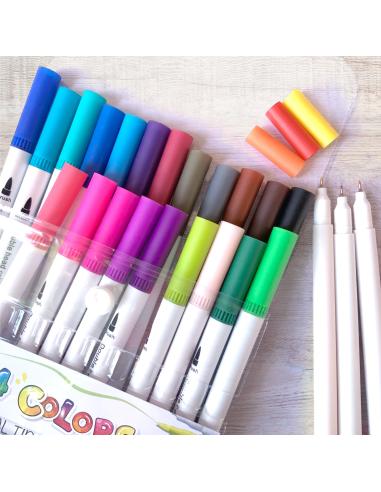 Pack rotuladores y cuaderno de lettering