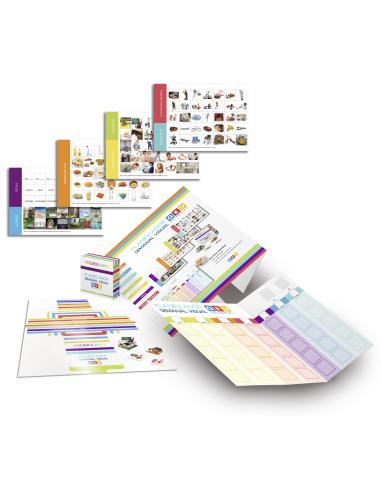 Planificador visual semanal con imagen real y...