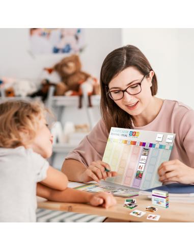 Planificador visual semanal con imagen real y...