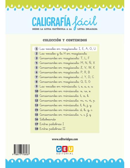 Caligrafía fácil 1