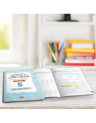 Cuadernos de refuerzo de matemáticas....