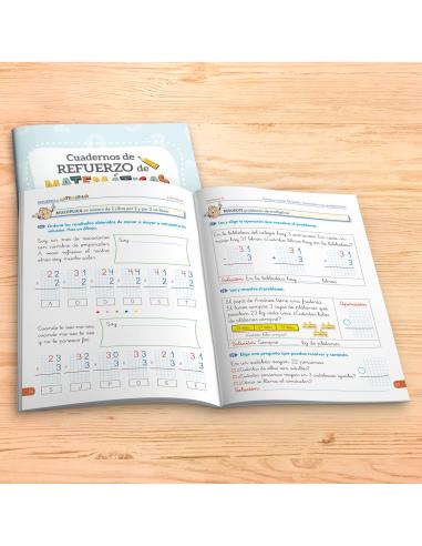 Cuadernos de refuerzo de matemáticas....