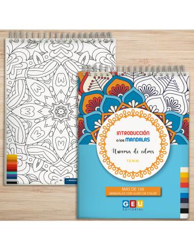 Kit mandalas: Cuaderno y 24 rotuladores de...