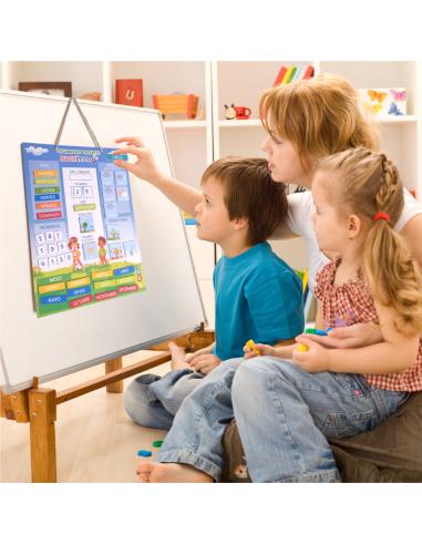 Calendario magnético infantil Montessori, Niños...