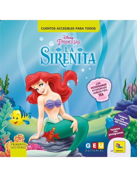Cuento con pictogramas en mayúscula Disney: La Sirenita