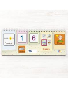 Calendario Infantil con Pictogramas GEU 2