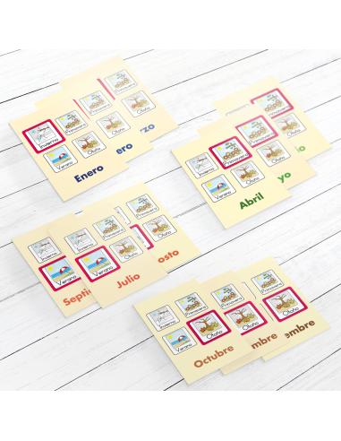 Calendario Infantil con Pictogramas GEU