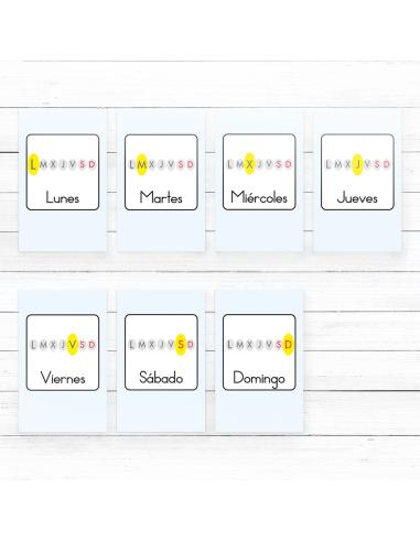 Calendario Infantil con Pictogramas GEU