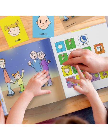 Ana visita a sus abuelos · Cuento con pictogramas