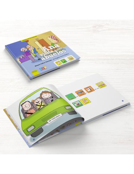 Ana visita a sus abuelos · Cuento con pictogramas