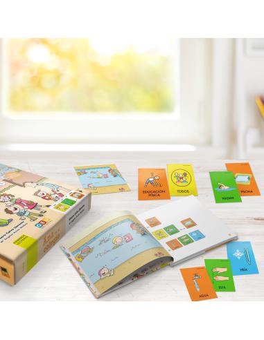 Ana va al colegio · Cuento con pictogramas