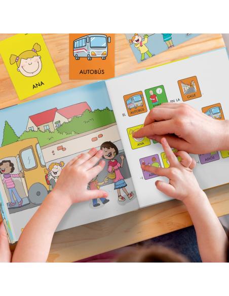 Ana va al colegio · Cuento con pictogramas