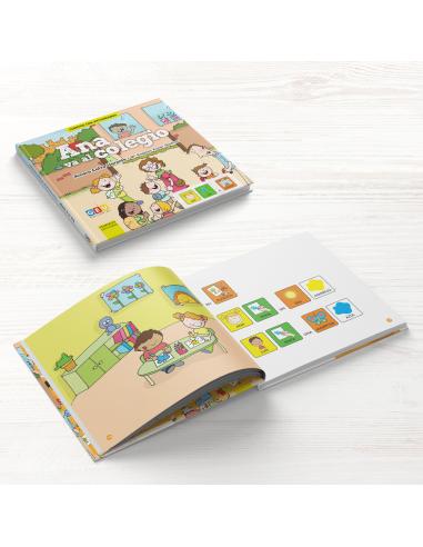 Ana va al colegio · Cuento con pictogramas