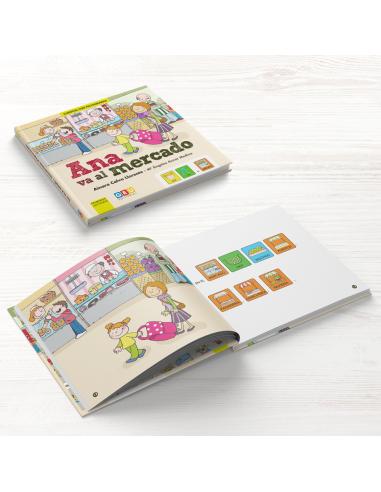 Ana va al mercado · Cuento con pictogramas