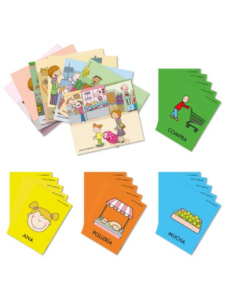 Ana va al mercado · Cuento con pictogramas