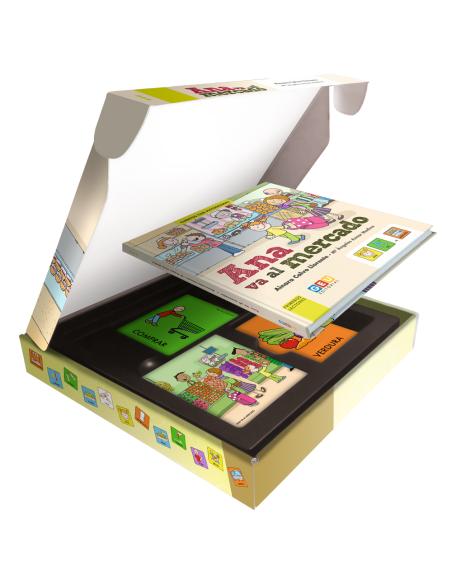 Ana va al mercado · Cuento con pictogramas