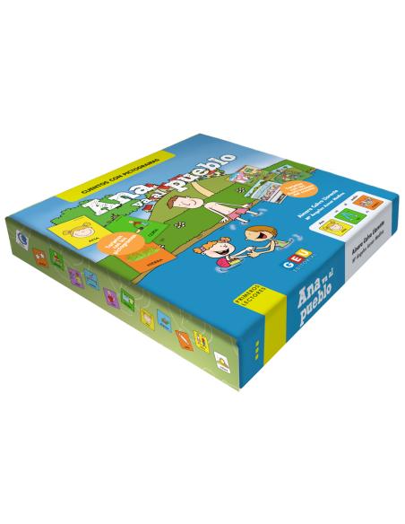 Ana va al pueblo · Cuento con pictogramas