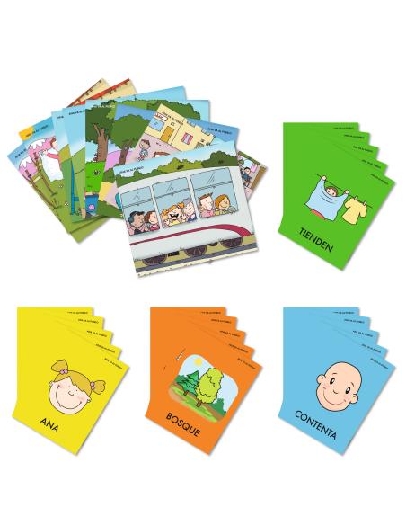 Ana va al pueblo · Cuento con pictogramas