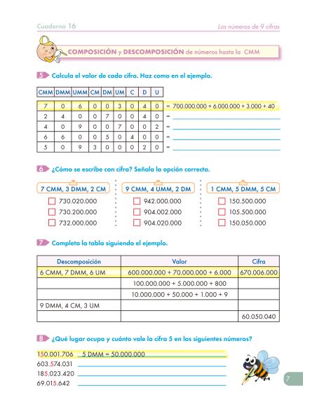 Cuaderno de Refuerzo de matemáticas - Matemáticas comprensivas 16