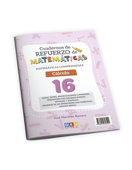 Cuaderno de Refuerzo de matemáticas - Matemáticas comprensivas 16