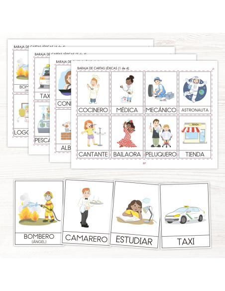 Método de lectoescritura visual 12. Las profesiones