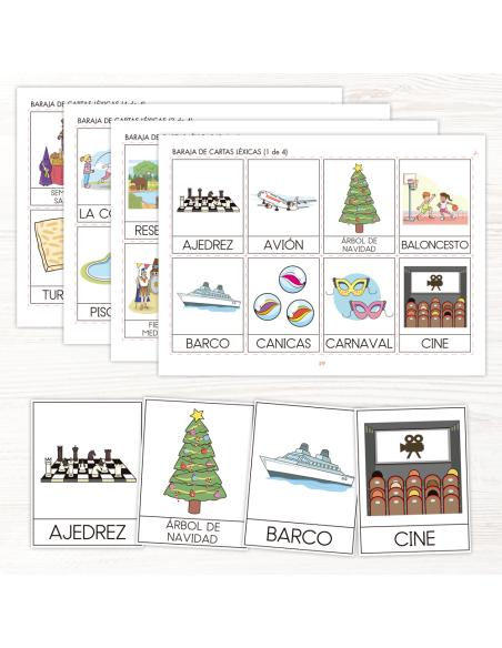 Método de lectoescritura visual 13. Las fiestas y los juegos