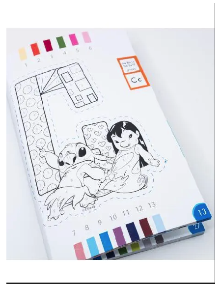 Libro para Pintar por números Lilo y Stitch. Libros de dibujo para  Manualidades niños y adultos para calmar y relaja