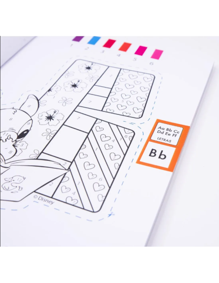 Libro para Pintar por números Lilo y Stitch. Libros de dibujo para  Manualidades niños y adultos para calmar y relaja