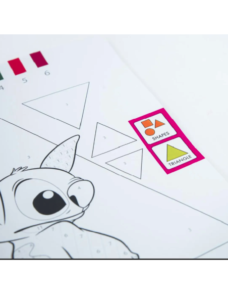 Libro para Pintar por números Lilo y Stitch. Libros de dibujo para  Manualidades niños y adultos para calmar y relaja