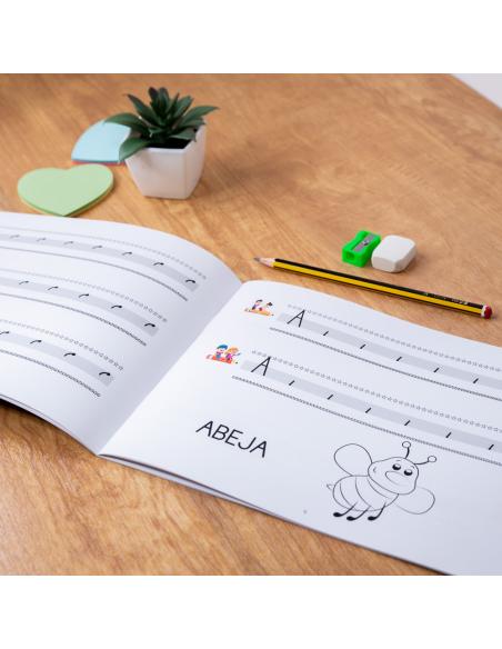 El caminito de las letras · Cuaderno 1· Pauta destacada 8 mm