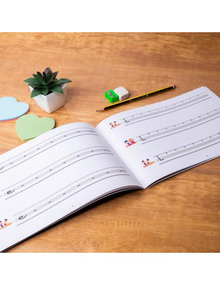 El caminito de las letras · Cuaderno 2 · Pauta destacada 6 mm