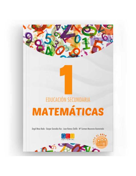 Matemáticas 1 Educación Secundaria - Libro de Aula | Matemáticas 1º ESO - Editorial GEU