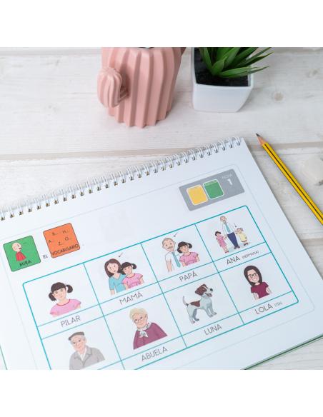 Método de lectoescritura visual 1: Mi familia