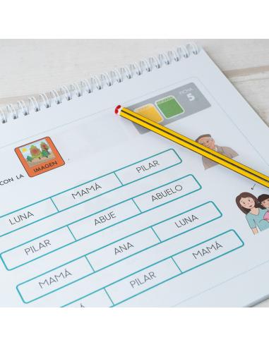 Método de lectoescritura visual 1: Mi familia